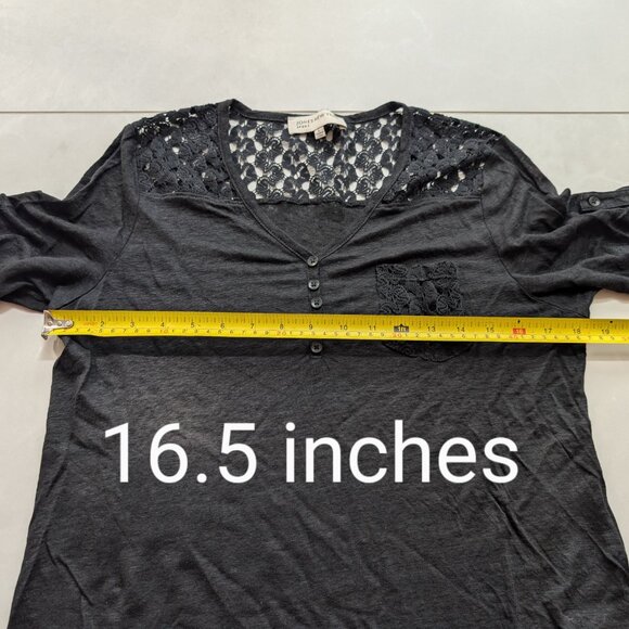 Jones New York Large Black Knit Top - Picture 9 of 12